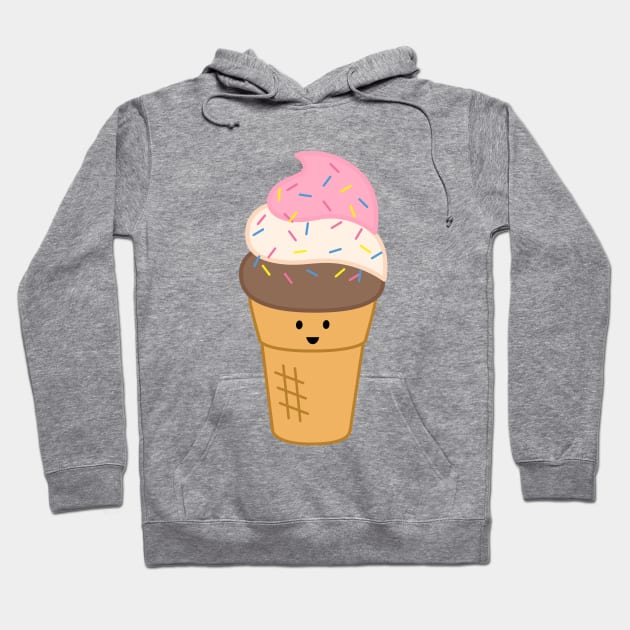 Ice Cream Cone | by queenie's cards Hoodie by queenie's cards